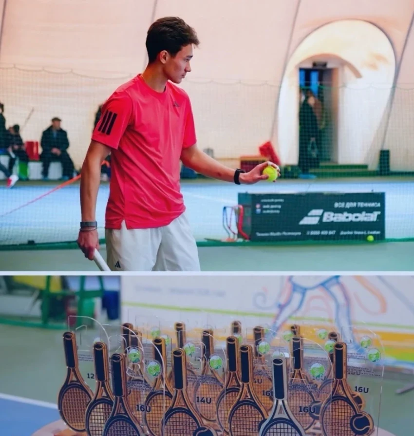 A tennis tournament has started in Bishkek