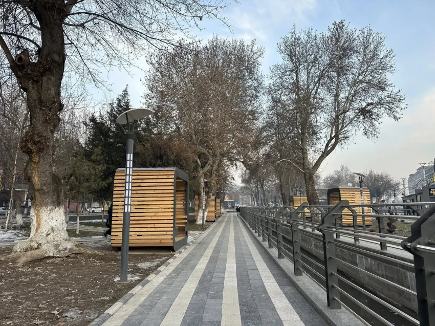 On Kurmanjan Datka Street in Osh, about 1000 acacias will be planted