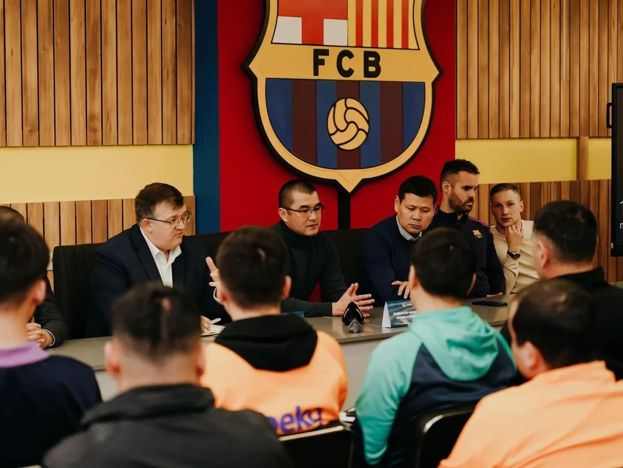KFS conducted an inspection and player review at the "Barcelona" academy