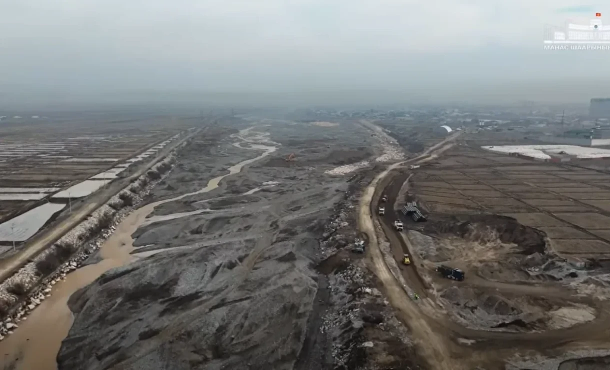 Construction of the road to relieve the entrance to the city of Manas has begun