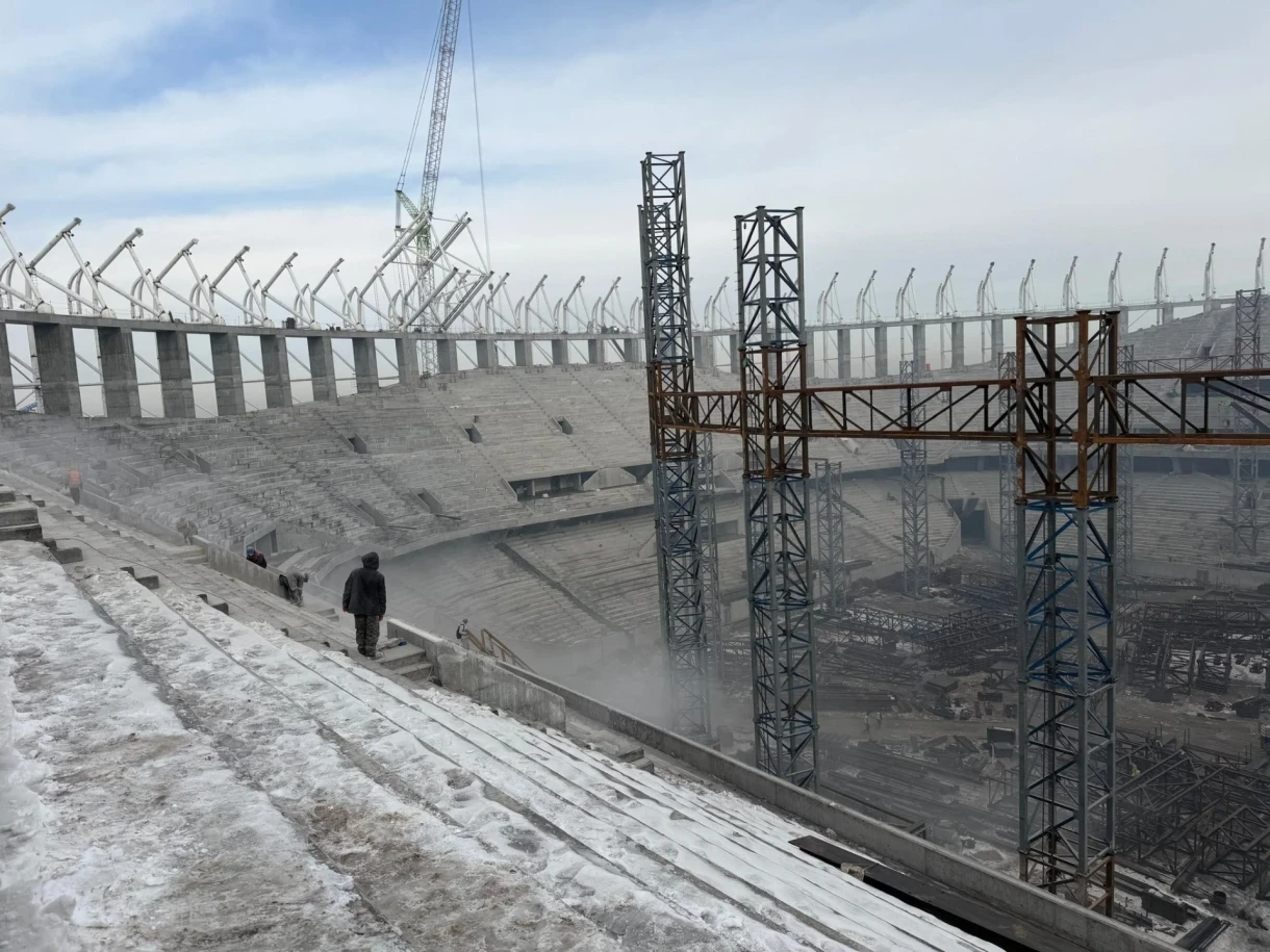 Seismologists checked the construction progress of the "Bishkek Arena" stadium
