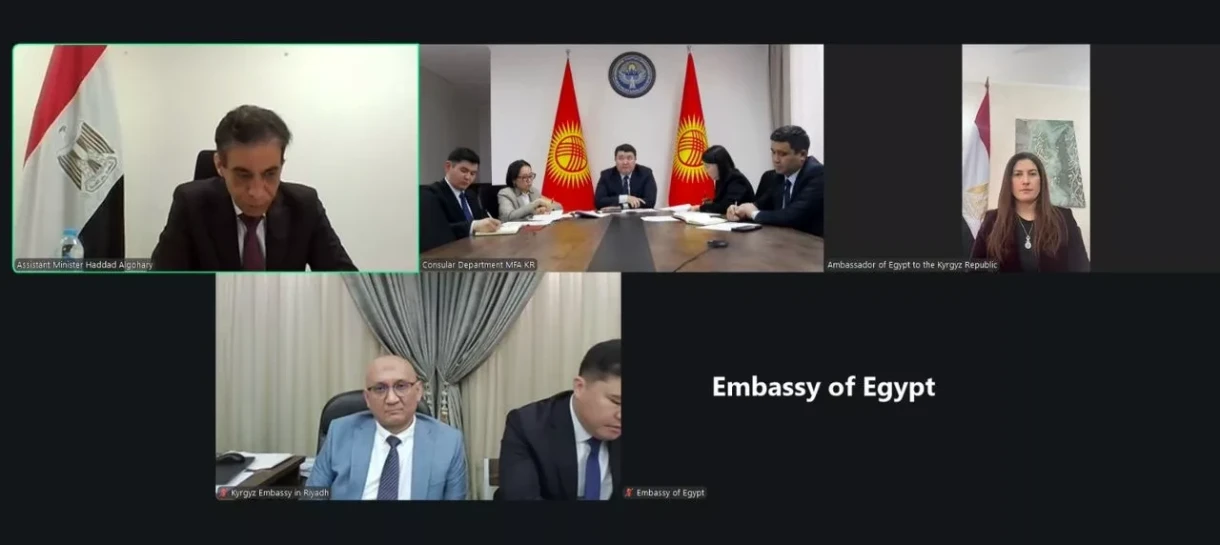 The first consular consultations between the Ministries of Foreign Affairs of Kyrgyzstan and Egypt took place.