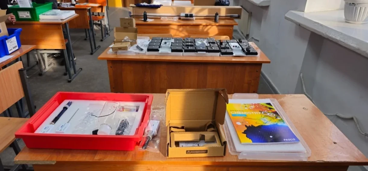 In Kyrgyzstan, 220 schools have been equipped with educational laboratory equipment and ICT tools