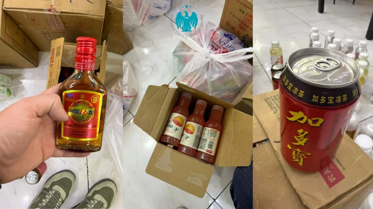 В Бишкеке налоговики выявили китайский алкоголь без акцизных марок
