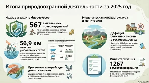 The Ministry of Natural Resources has uncovered hundreds of violations: turtles, nets, and fines in the millions