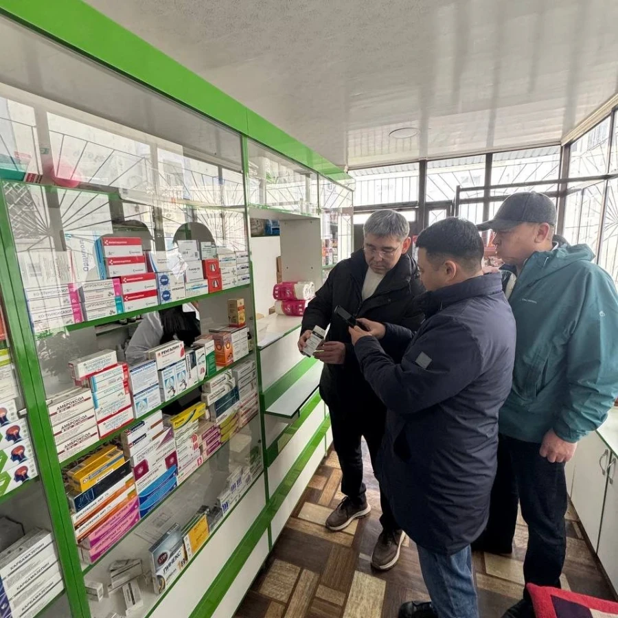 В одной из аптек Джалал-Абадской области выявлены лекарства, отсутствующие в электронной системе