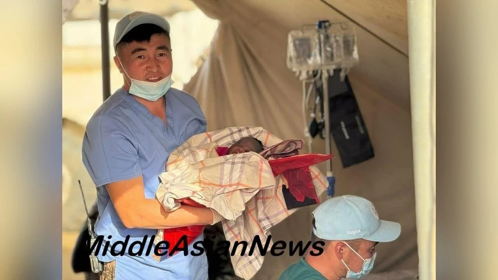 Mongolian soldiers named a newborn Sudanese boy Sүbэedэy