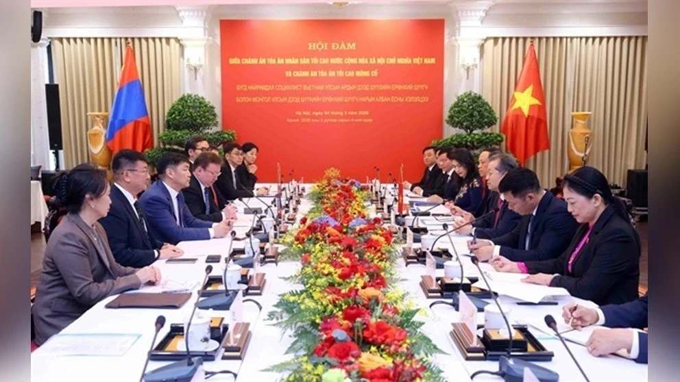 Вьетнам жана Монголия соттору соттук кызматташтыкты тереңдетүүдө