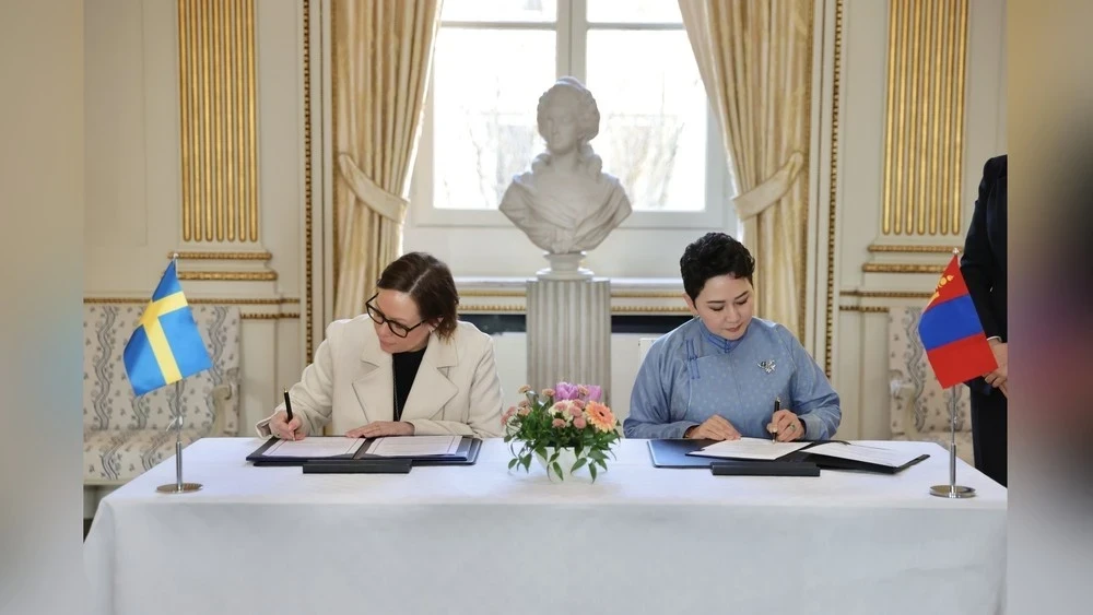 Монголия жана Швециянын тышкы иштер министрликтери кызматташтык боюнча меморандумга кол коюшту