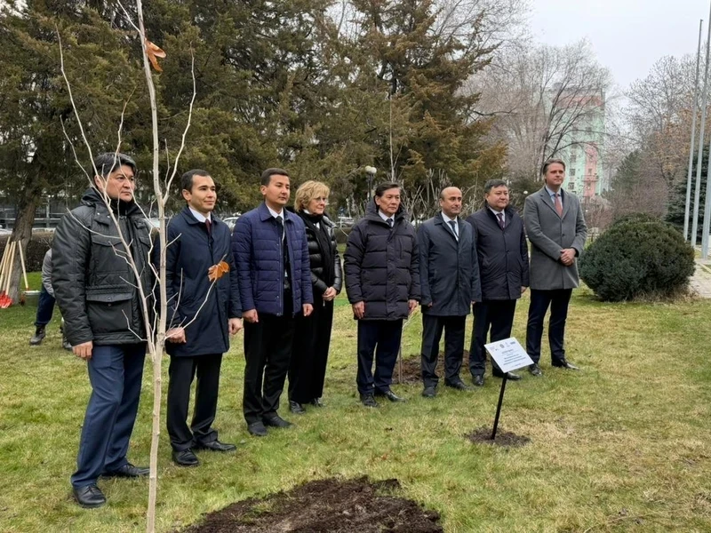 In Bishkek, a Peace Alley was laid out for the Day of Enlightenment on Disarmament and Non-Proliferation Issues