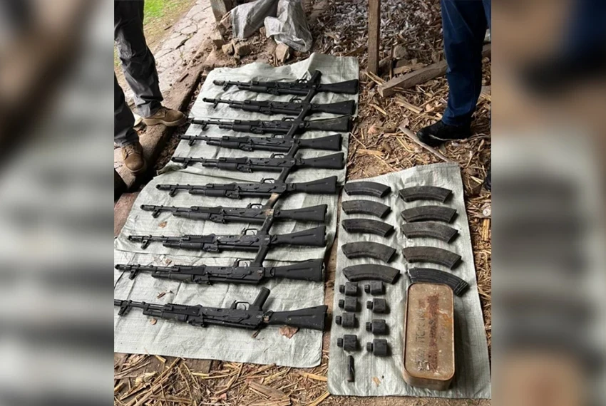 Arsenal of the Jengo Organized Crime Group Destroyed. 12 Kalashnikov Assault Rifles Found in the Osh Region