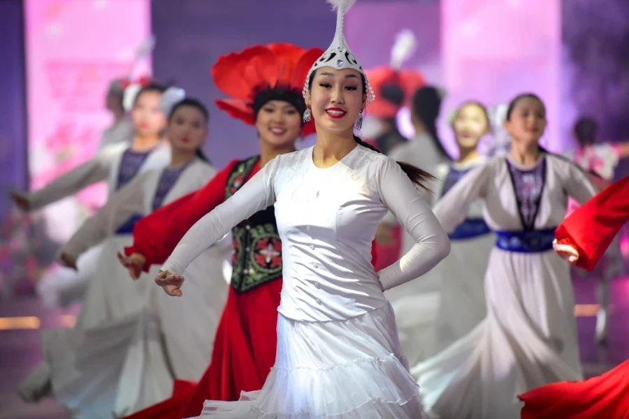 A concert dedicated to International Women's Day on March 8 was held in Bishkek.