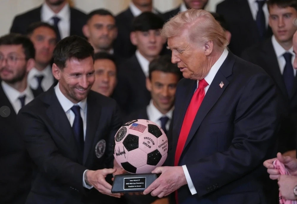Donald Trump Welcomed "Inter Miami" and Lionel Messi at the White House