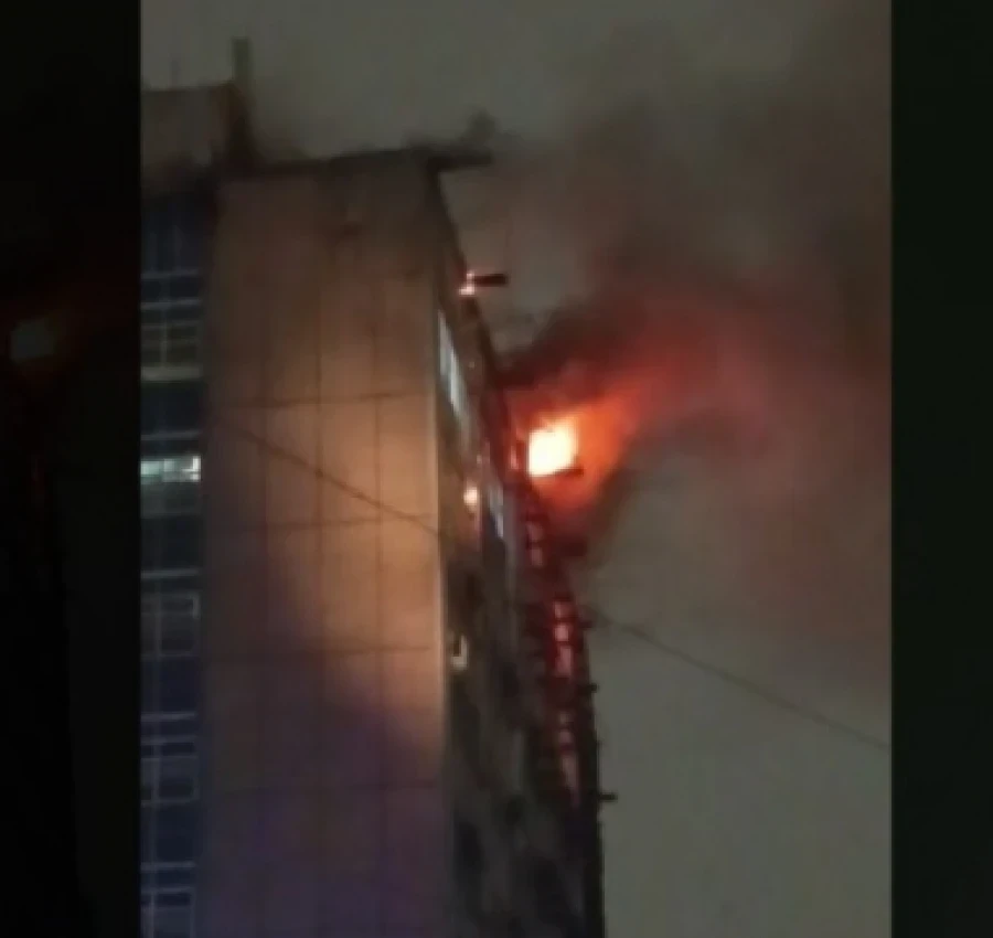 В здании Государственной таможенной службы произошёл пожар