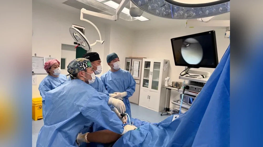 Укол блокада белдин оорусунан Улан-Батордо