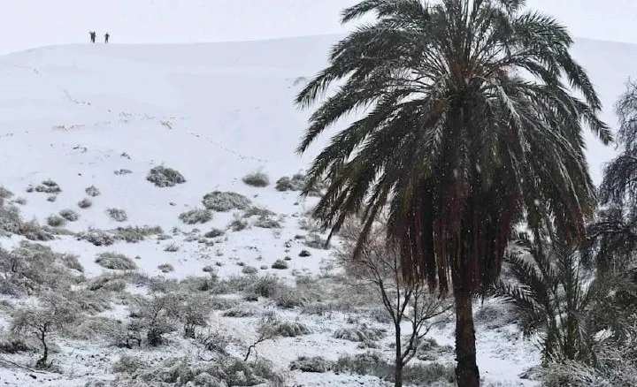 Снег выпал в Сахаре