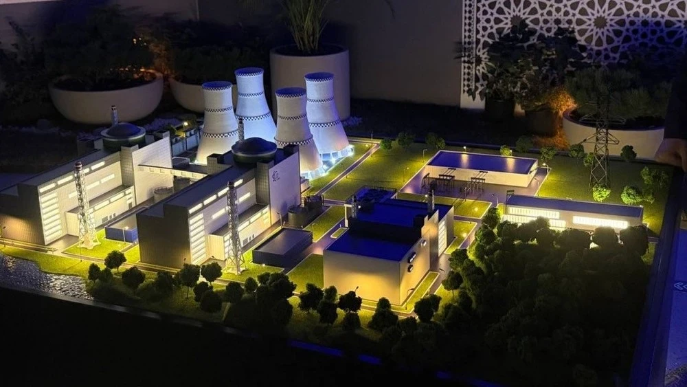 Concrete work has begun at the construction site of the nuclear power plant in Uzbekistan.