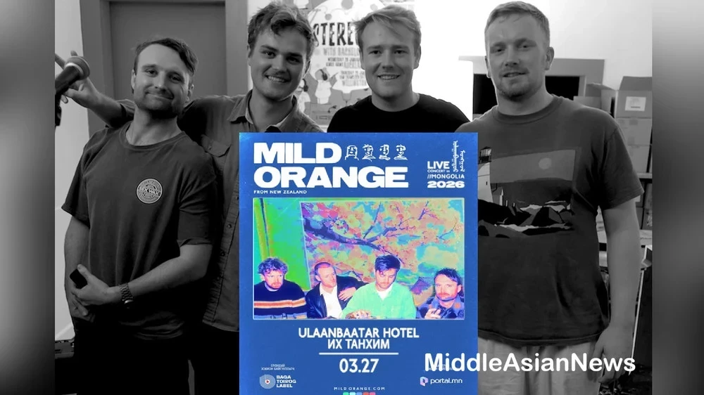 New Zealand band Mild Orange to perform a solo concert in Ulaanbaatar. Video