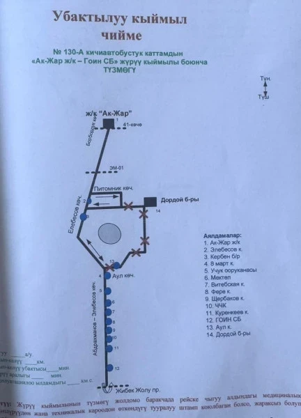 Ремонт улицы к рынку «Дордой» в Бишкеке: меняются схемы движения семи маршрутов