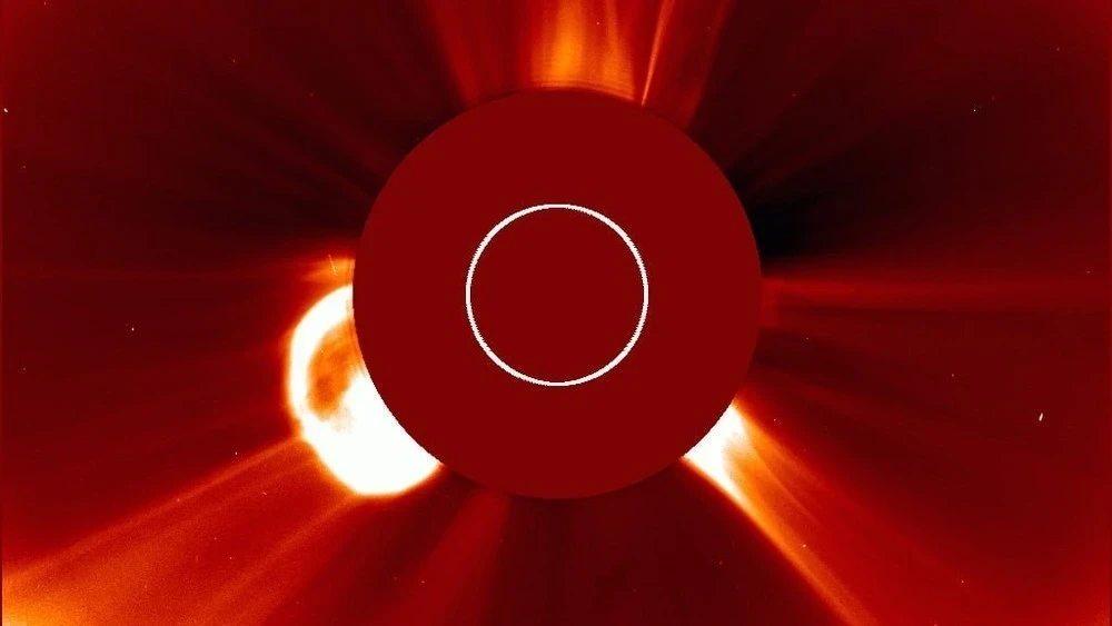 Russian scientists recorded a large plasma ejection on the Sun