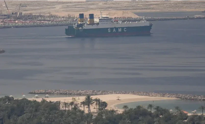 In Dubai Port, a Kuwaiti oil tanker was attacked