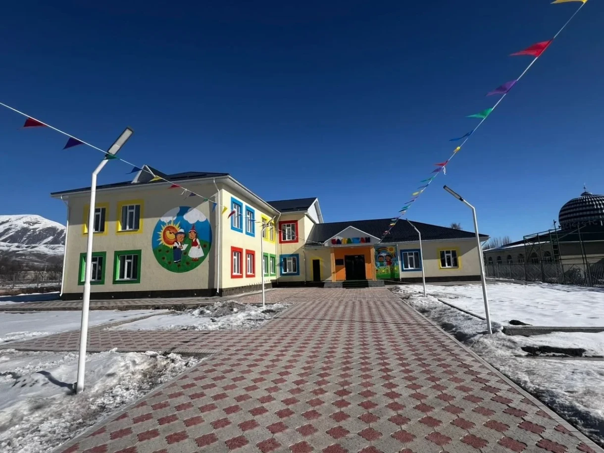Темир айылында Ысык-Көл облусунда 120 орундук жаңы бала бакча ачылды