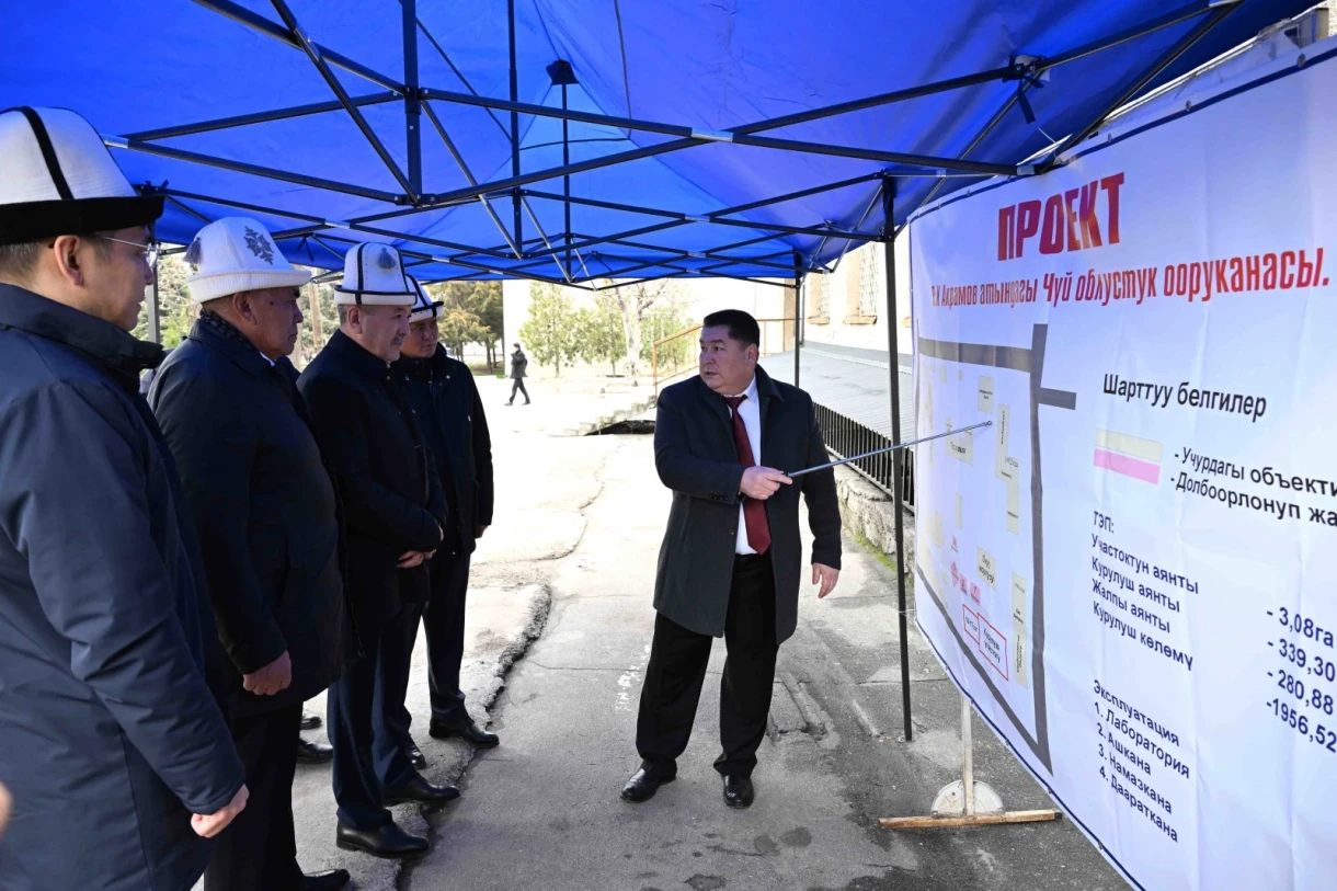 The head of the Kyrgyz Cabinet inspected a number of medical institutions