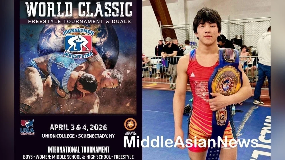 Монголиянын эркин күрөшчүсү АКШда чемпиондук алтын белдигин жеңип алды